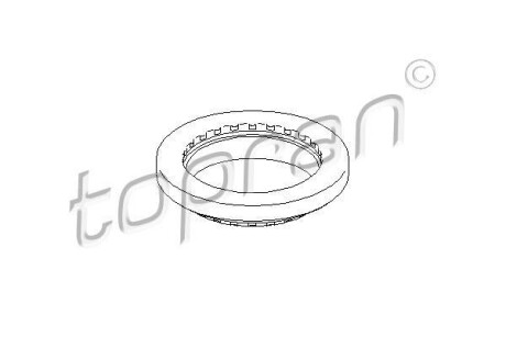 Подшипник качения, опора стойки амортизатора TOPRAN / HANS PRIES 301401
