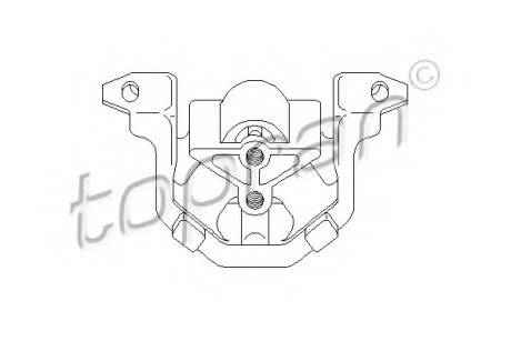 Подушка двигуна TOPRAN / HANS PRIES 301528