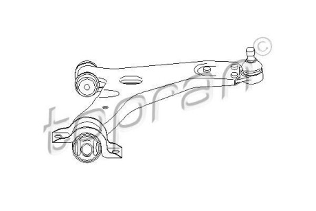 Важіль незалежної підвіски колеса TOPRAN / HANS PRIES 301584