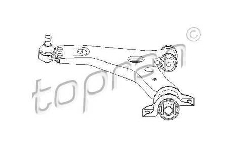 Важіль незалежної підвіски колеса TOPRAN / HANS PRIES 301585