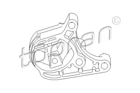 Подушка двигуна TOPRAN / HANS PRIES 301808