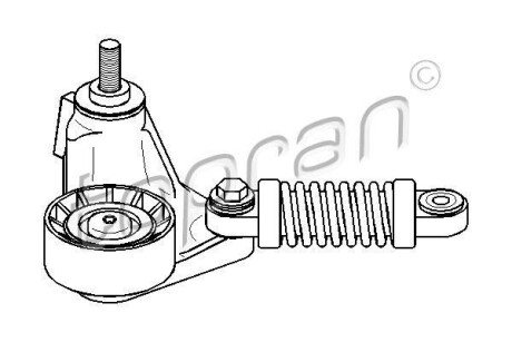 Натягувач поликлинового ременя TOPRAN / HANS PRIES 302162