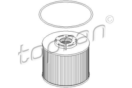 Фільтр палива TOPRAN / HANS PRIES 304036
