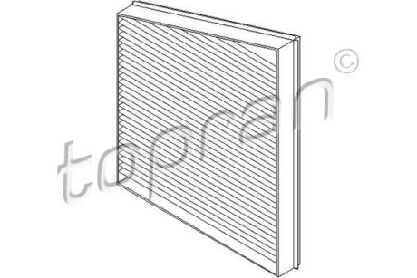 Фільтр повітря (салону) TOPRAN / HANS PRIES 400211