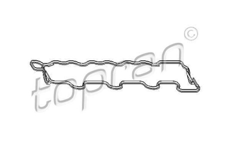 Прокладка клапанной крышки TOPRAN / HANS PRIES 401455
