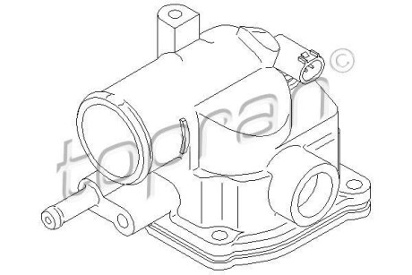 Термостат охлаждающей жидкости TOPRAN / HANS PRIES 401479