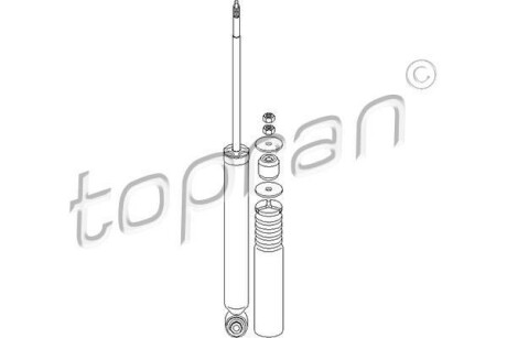 Амортизатор TOPRAN / HANS PRIES 401973