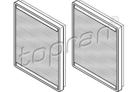 Фільтр повітря (салону) TOPRAN / HANS PRIES 500218