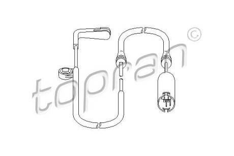 Датчик зносу гальмівних колодок TOPRAN / HANS PRIES 500667