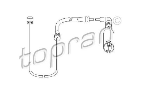 Датчик зносу гальмівних колодок TOPRAN / HANS PRIES 500668