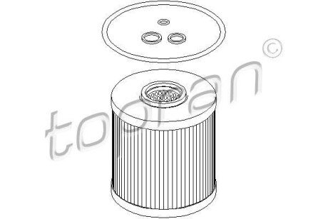 Фільтр масла TOPRAN / HANS PRIES 500728