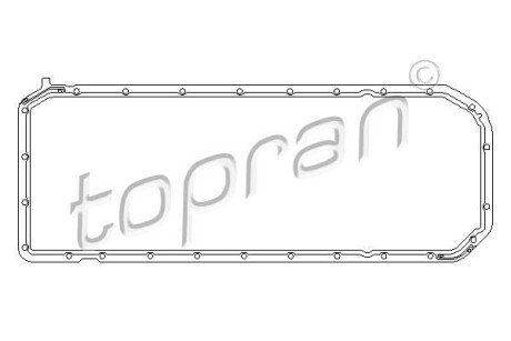 Прокладка масляного піддону TOPRAN / HANS PRIES 500775