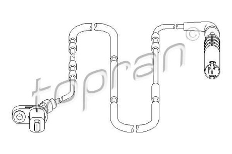 Датчик частоти обертання колеса TOPRAN / HANS PRIES 500980