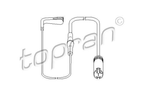 Датчик зносу гальмівних колодок TOPRAN / HANS PRIES 500995
