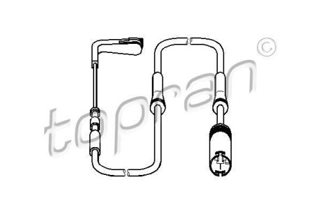 Датчик зносу гальмівних колодок TOPRAN / HANS PRIES 500996