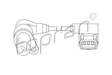 Датчик частоты вращения, управление двигателем TOPRAN / HANS PRIES 501296
