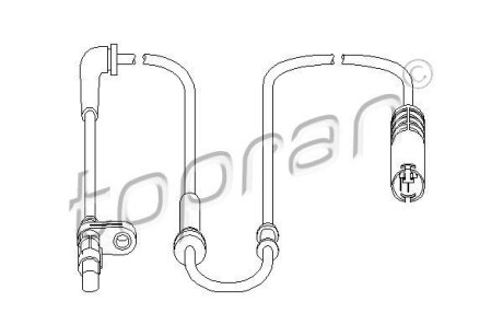 Датчик частоти обертання колеса TOPRAN / HANS PRIES 501458