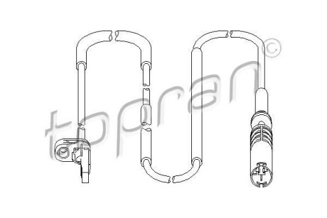Датчик частоти обертання колеса TOPRAN / HANS PRIES 501461
