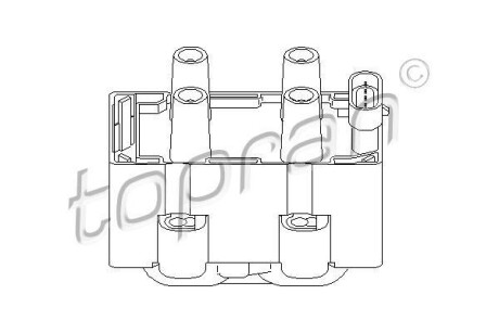 Котушка запалення TOPRAN / HANS PRIES 700123