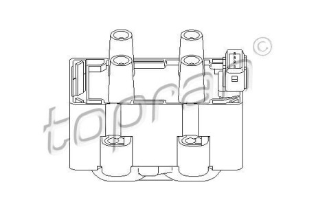 Котушка запалення TOPRAN / HANS PRIES 700221