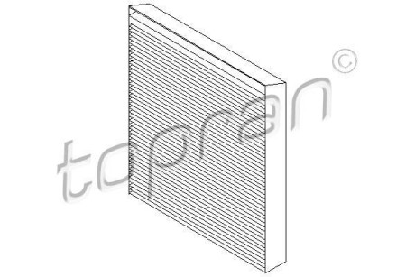 Фільтр повітря (салону) TOPRAN / HANS PRIES 700266
