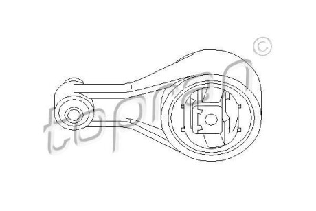 Подушка двигуна TOPRAN / HANS PRIES 700322
