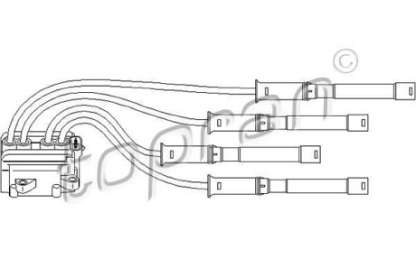Котушка запалення TOPRAN / HANS PRIES 700471