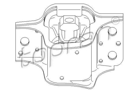 Подушка двигуна TOPRAN / HANS PRIES 700526