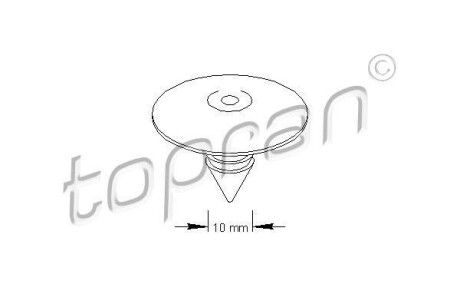 Пружинный зажим TOPRAN / HANS PRIES 700581