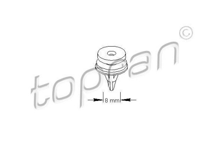 Пружинный зажим TOPRAN / HANS PRIES 700585