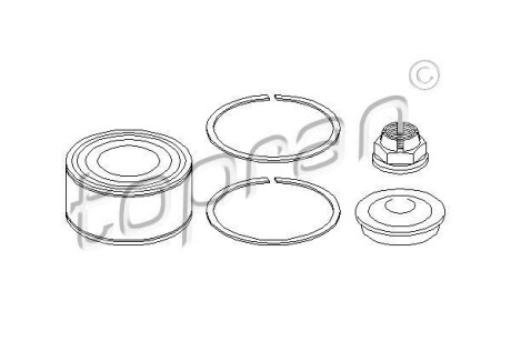Набір підшипника маточини колеса TOPRAN / HANS PRIES 700637