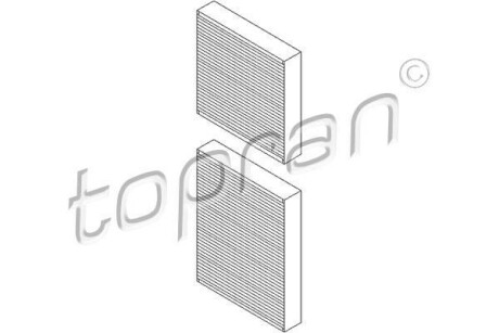 Фільтр повітря (салону) TOPRAN / HANS PRIES 720336
