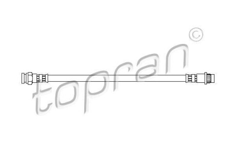Шланг гальмівний TOPRAN / HANS PRIES 720916