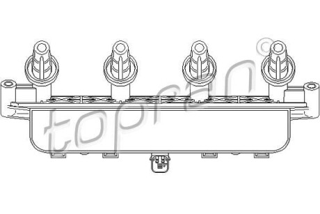 Котушка запалення TOPRAN / HANS PRIES 721405