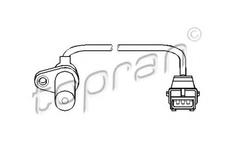Датчик частоты вращения, управление двигателем TOPRAN / HANS PRIES 721687