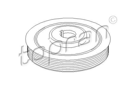 Шків колінчастого валу TOPRAN / HANS PRIES 721975