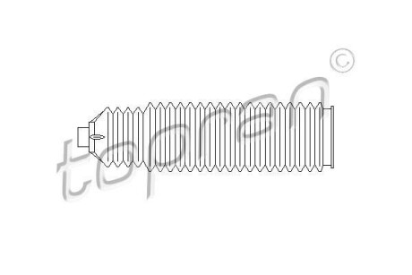 Пильовик кермового управління TOPRAN / HANS PRIES 722465