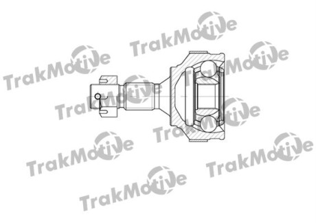 ШРКШ (зовнішній) Peugeot Partner 05- (25x34134x48) (+ABS) TRAKMOTIVE 400563 (фото 1)