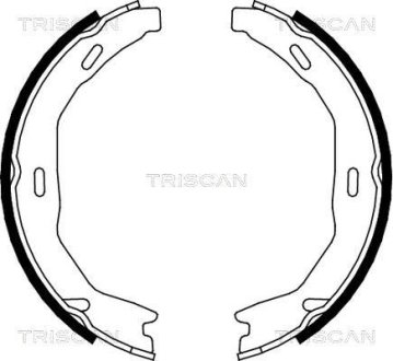 Гальмівні колодки ручного гальма TRISCAN 810023029