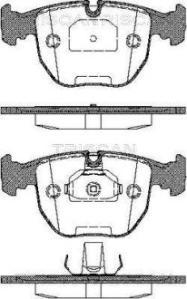 Колодки гальмівні дискові TRISCAN 8110 11006