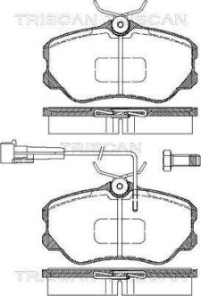 Гальмівні колодки, дискове гальмо (набір) TRISCAN 811015952