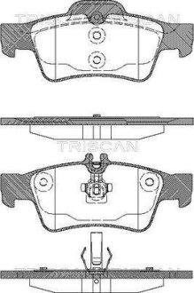 Колодки гальмівні дискові TRISCAN 8110 23036