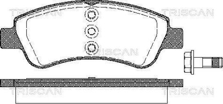Колодки гальмівні дискові TRISCAN 8110 28029
