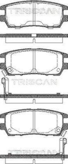 Гальмівні колодки, дискове гальмо (набір) TRISCAN 811042003