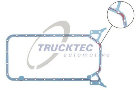 Прокладка масляного піддону TRUCKTEC 0210100