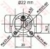 Цилиндр тормозной зад, L 0.6/0.7I/0.8CDI TRW BWH395 (фото 2)