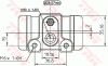 Цилиндр роб. тормозной, 94-02 (1.8t) TRW BWN245 (фото 2)