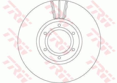Диск гальмівний TRW DF4111