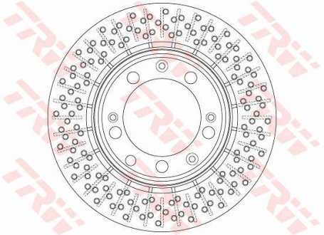 Диск гальмівний TRW DF6281