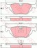 Гальмівні колодки, дискове гальмо (набір) TRW GDB1189 (фото 1)